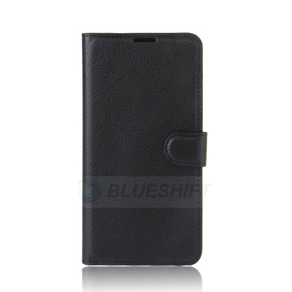 Moto G5 Plus Pu Wallet Case [Black]