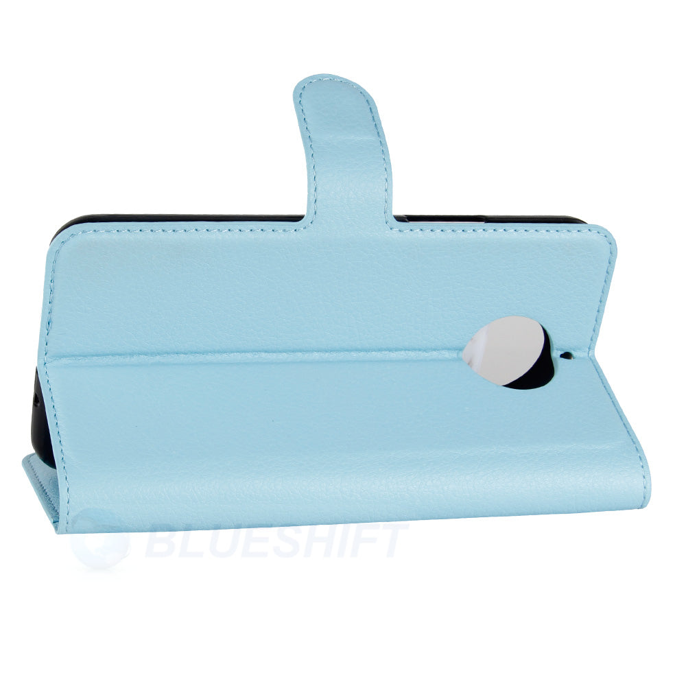 Moto G5S Pu Wallet Case [Lightblue]