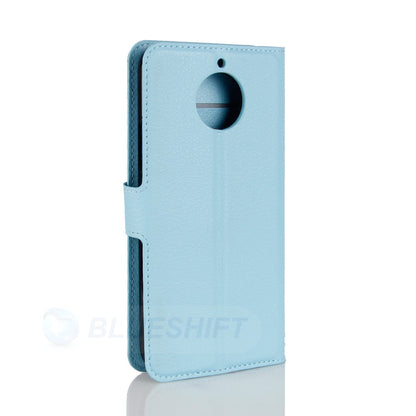 Moto G5S Pu Wallet Case [Lightblue]