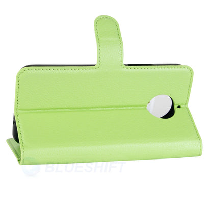 Moto G5S Pu Wallet Case [Green]