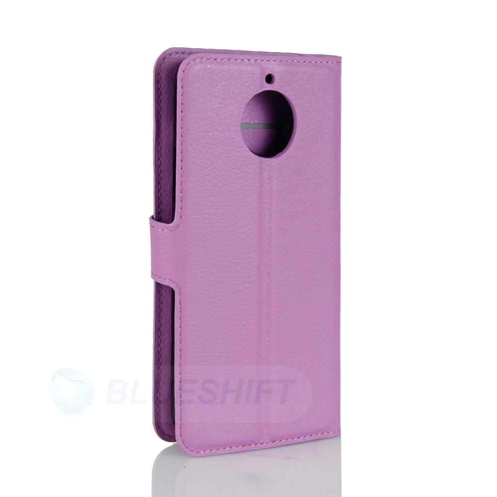 Moto G5S Plus Pu Wallet Case [Purple]
