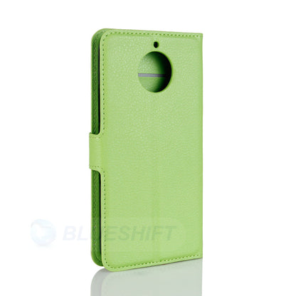 Moto G5S Plus Pu Wallet Case [Green]