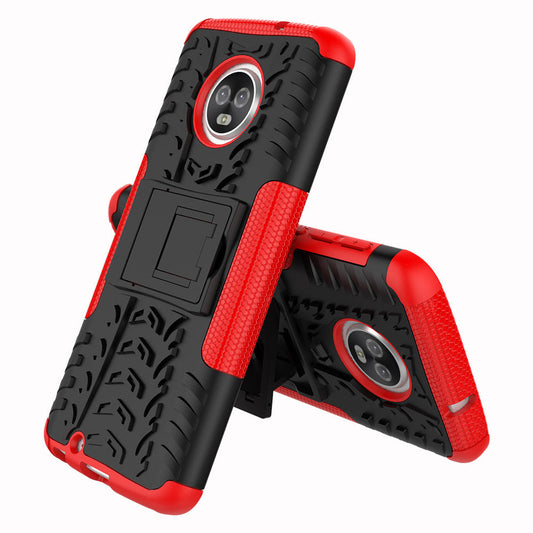 Moto G6 Heavy Duty Case Red