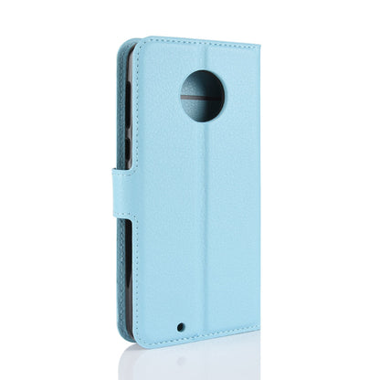 Moto G6 Pu Wallet Case [Lightblue]