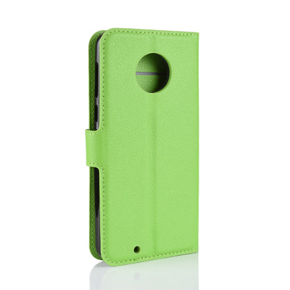 Moto G6 Pu Wallet Case [Green]