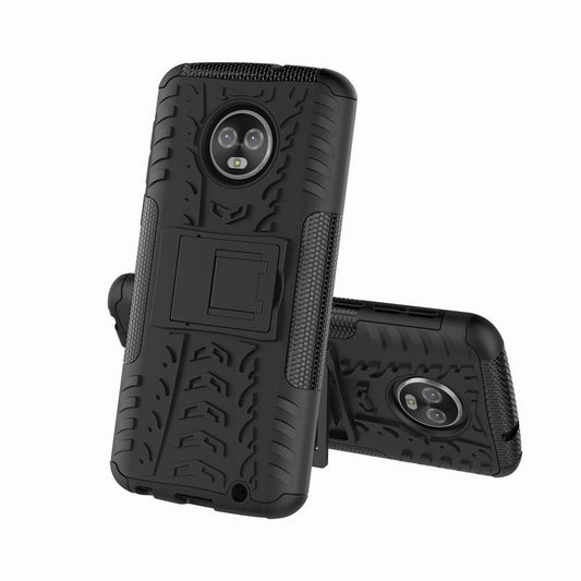 Moto G6 Plus Heavy Duty Case Black