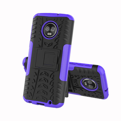 Moto G6 Plus Heavy Duty Case Purple