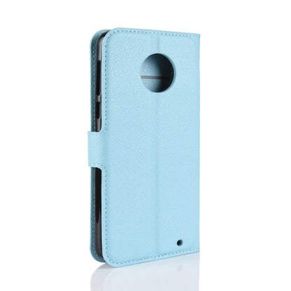 Moto G6 Plus Pu Wallet Case [Lightblue]