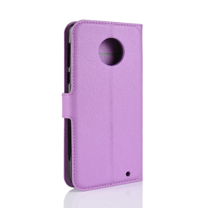 Moto G6 Plus Pu Wallet Case [Purple]