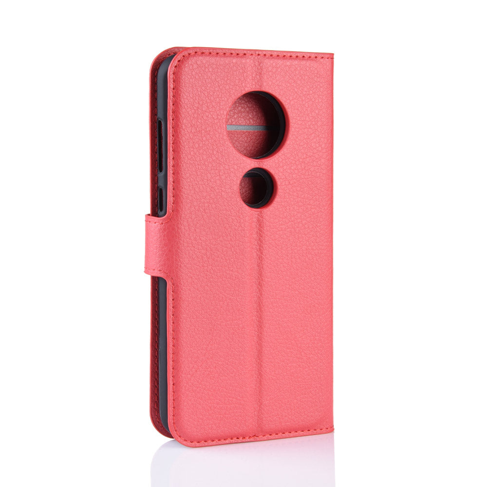 Moto G7/G7Plus Pu Wallet Case [Red]