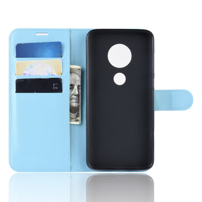 Moto G7/G7Plus Pu Wallet Case [Lightblue]