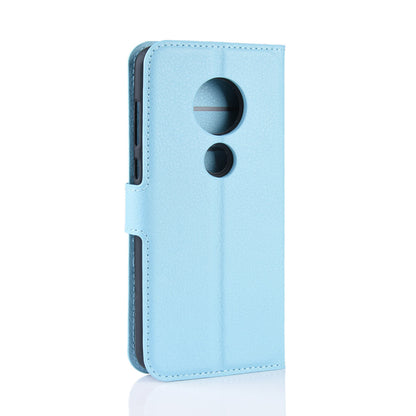 Moto G7/G7Plus Pu Wallet Case [Lightblue]