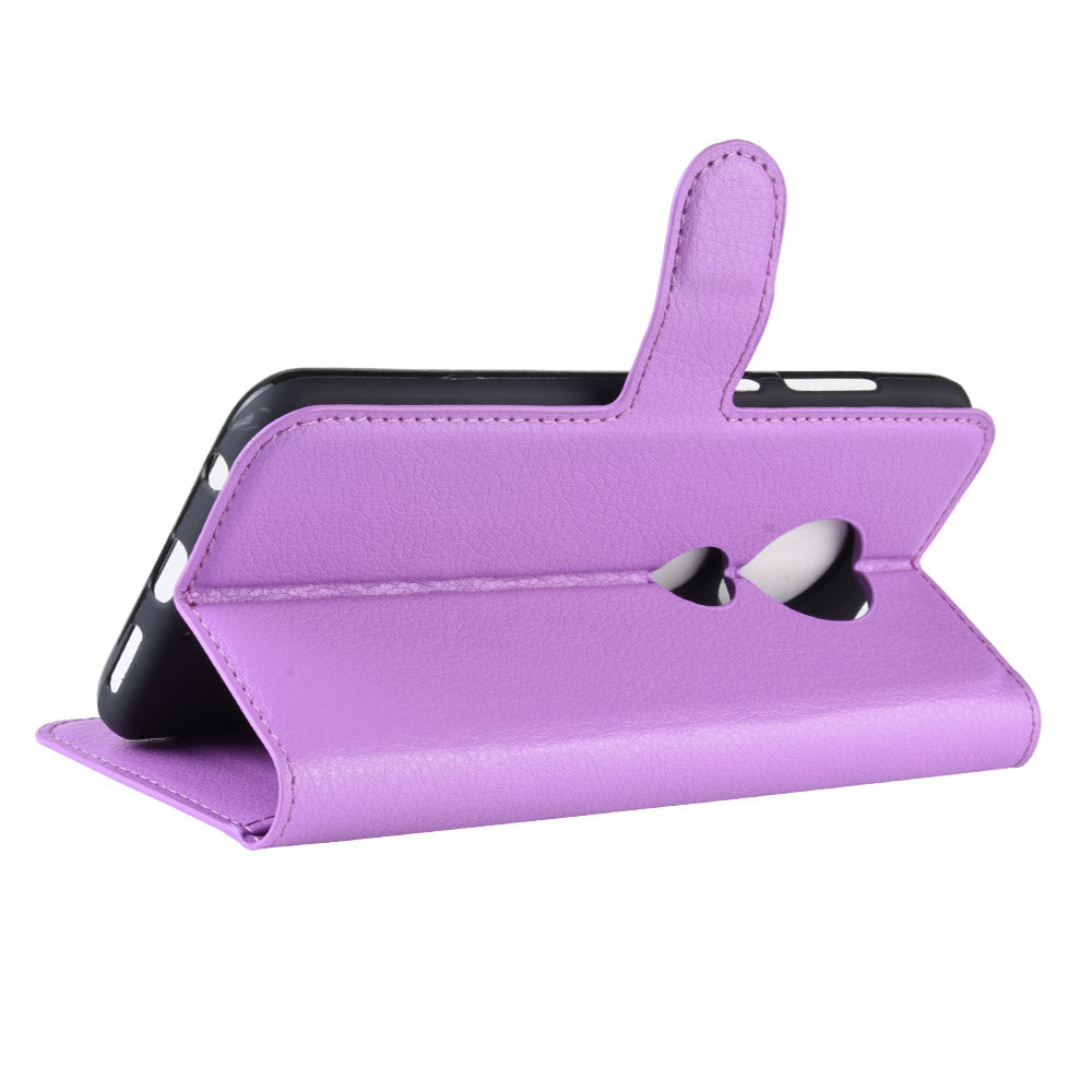 Moto G7/G7Plus Pu Wallet Case [Purple]