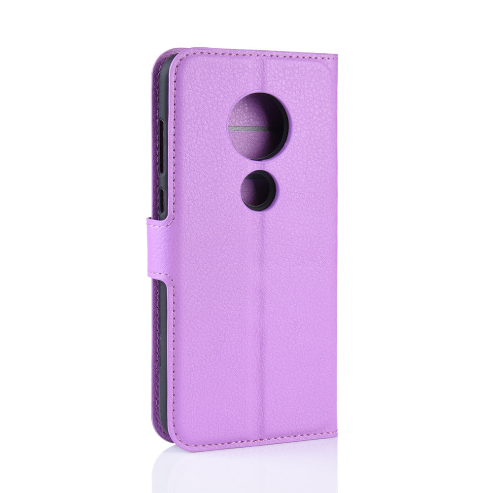 Moto G7/G7Plus Pu Wallet Case [Purple]