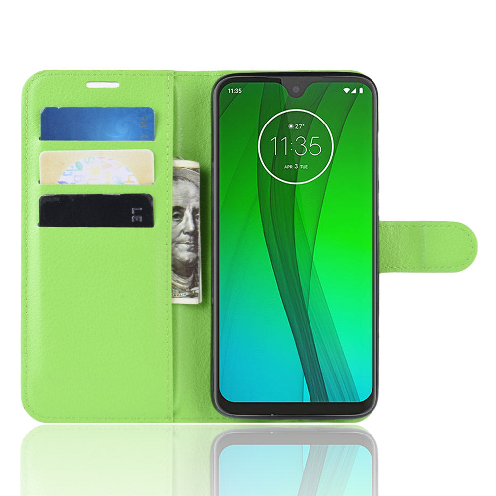 Moto G7/G7Plus Pu Wallet Case [Green]