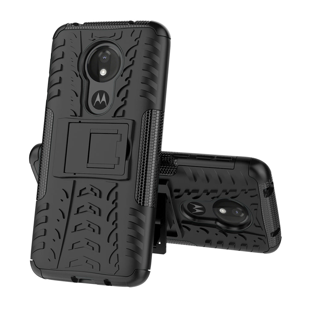 Moto G7 Power Heavy Duty Case Black