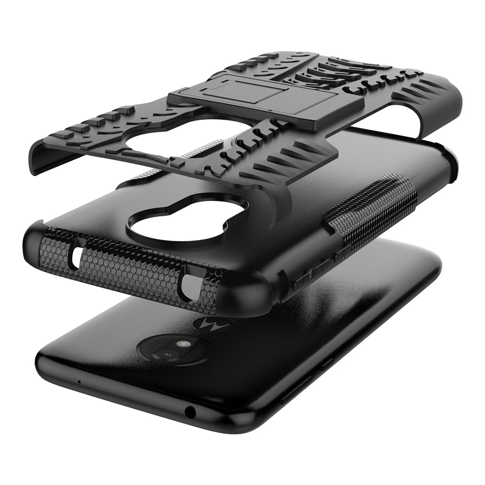 Moto G7 Power Heavy Duty Case Black
