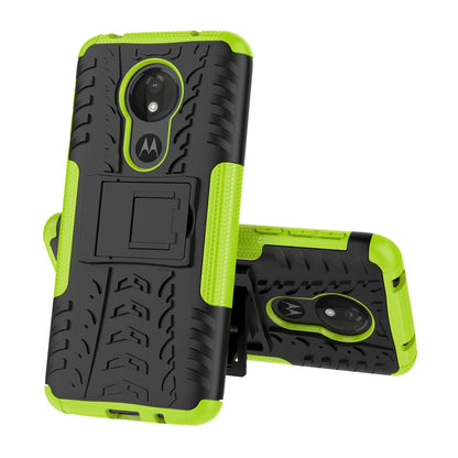 Moto G7 Power Heavy Duty Case Green