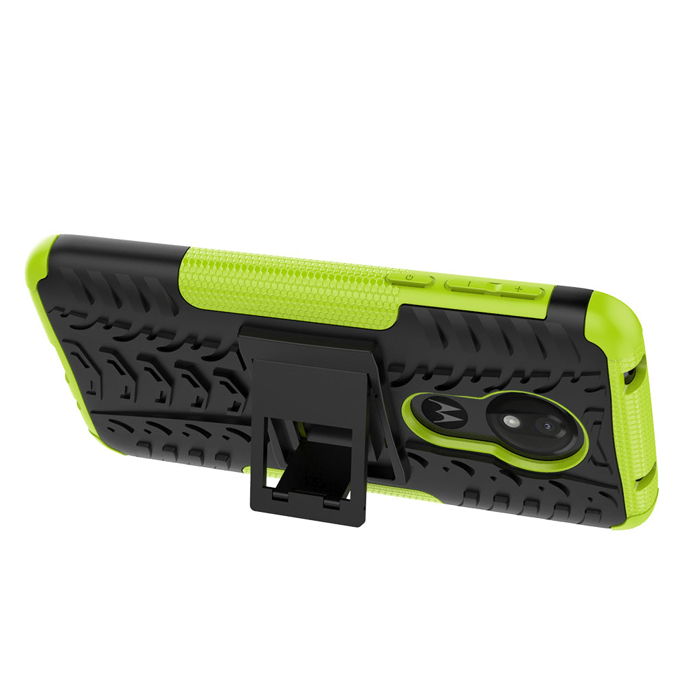 Moto G7 Power Heavy Duty Case Green