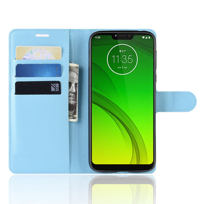 Moto G7 Power Pu Wallet Case [Lightblue]