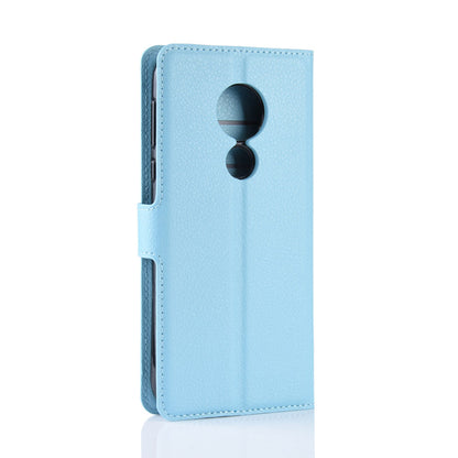 Moto G7 Power Pu Wallet Case [Lightblue]