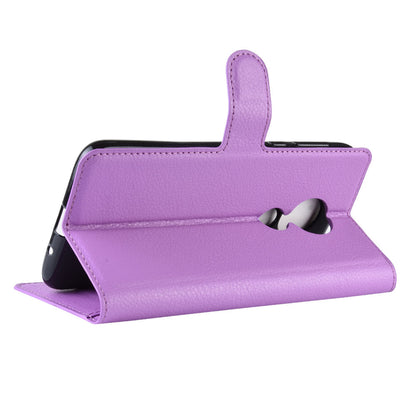 Moto G7 Power Pu Wallet Case [Purple]
