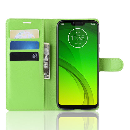 Moto G7 Power Pu Wallet Case [Green]