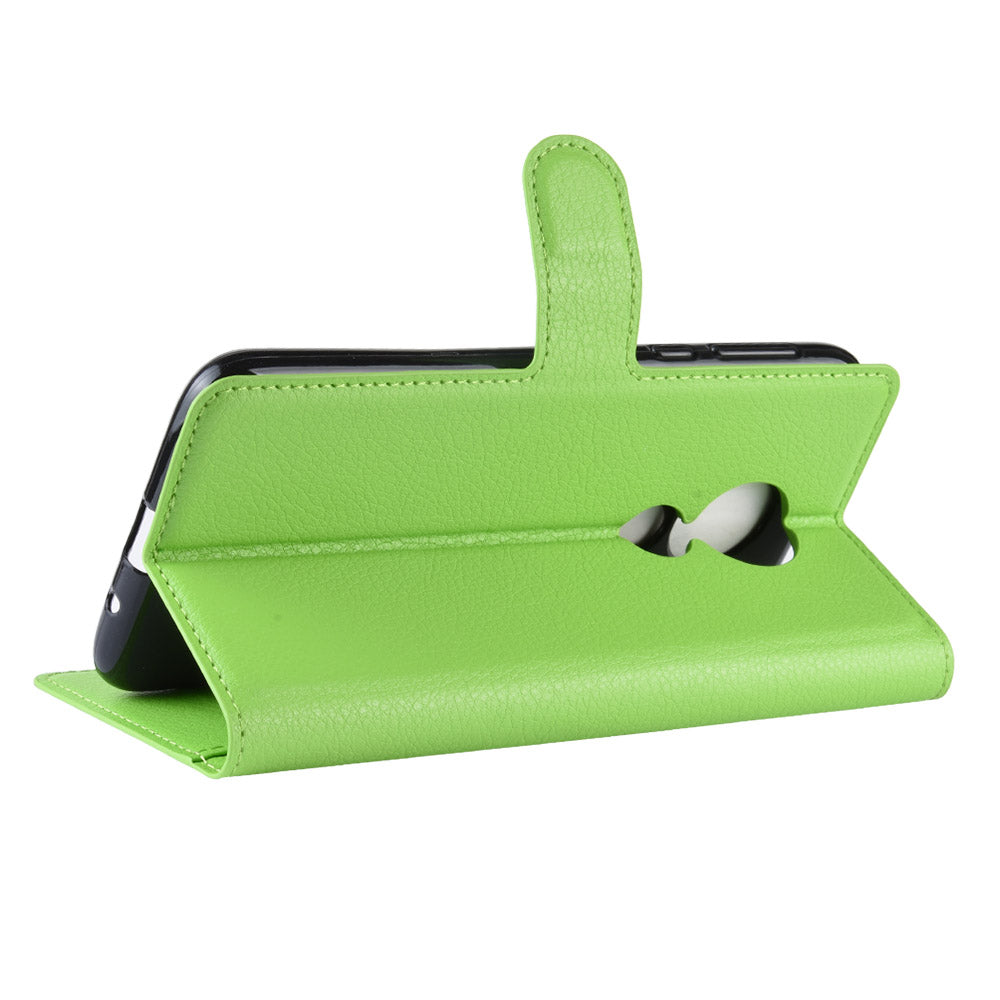 Moto G7 Power Pu Wallet Case [Green]
