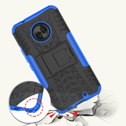 Moto X4 Heavy Duty Case Red