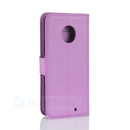 Moto X4 Pu Wallet Case [Purple]
