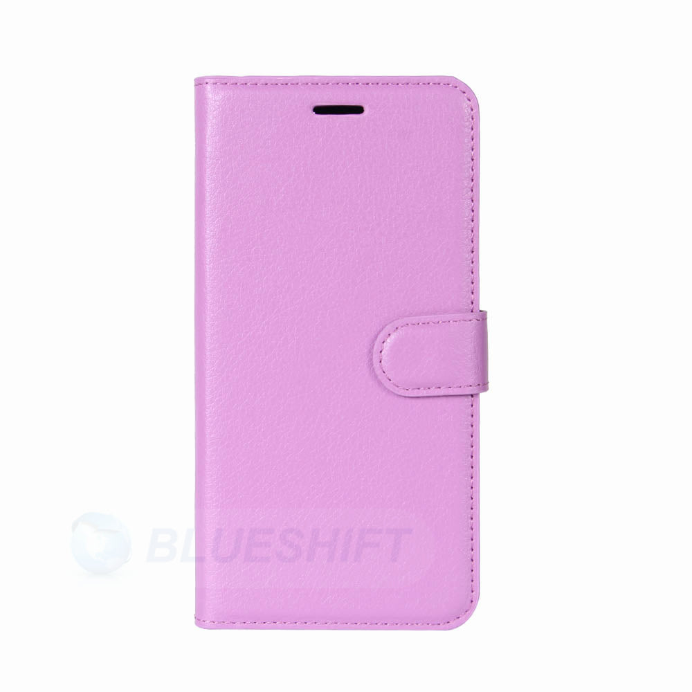 Moto Z2 Play Pu Wallet Case [Purple]
