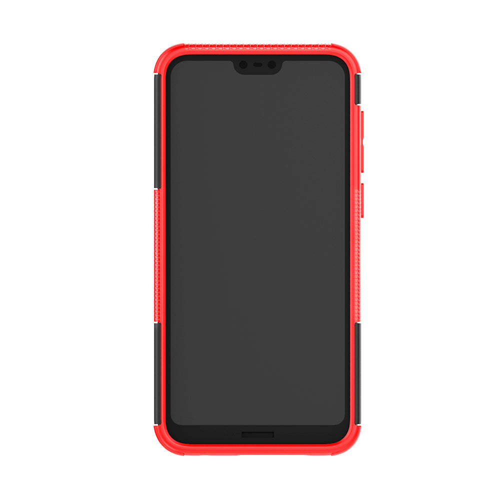 Nokia 6.1 Plus (X6) Heavy Duty Case Red