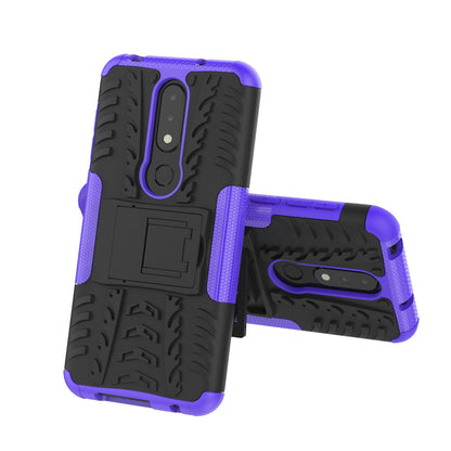 Nokia 6.1 Plus (X6) Heavy Duty Case Purple