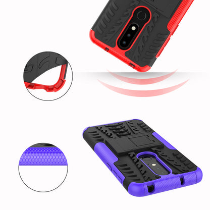 Nokia 6.1 Plus (X6) Heavy Duty Case Blue