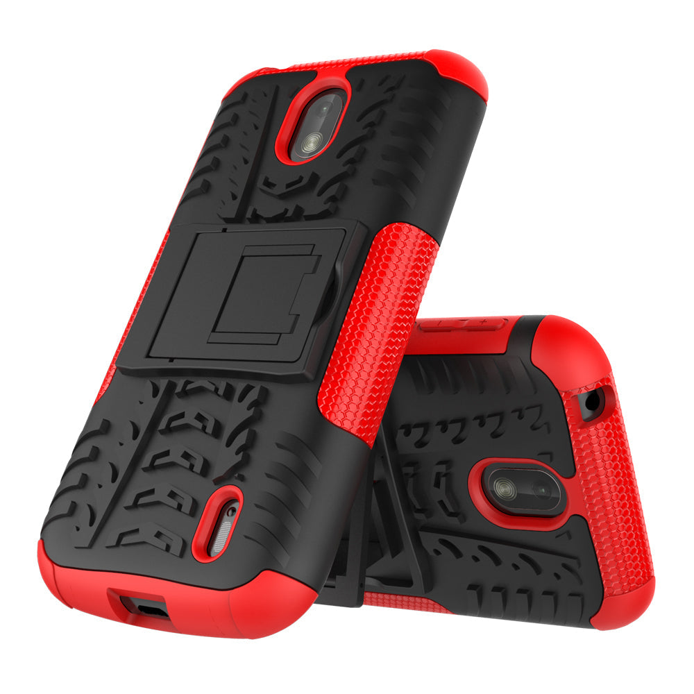 Nokia 1 Heavy Duty Case Red
