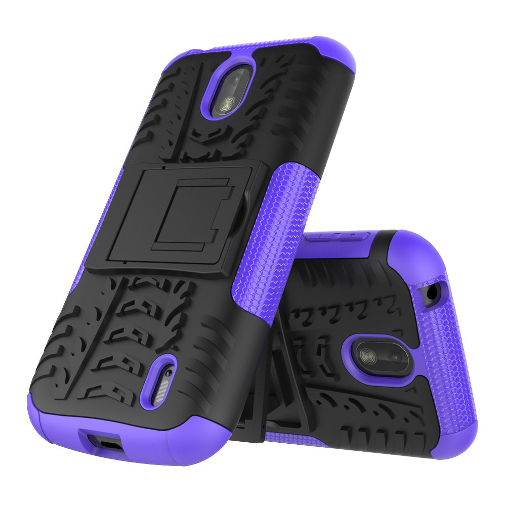 Nokia 1 Heavy Duty Case Purple