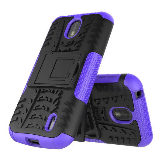 Nokia 1 Heavy Duty Case Purple