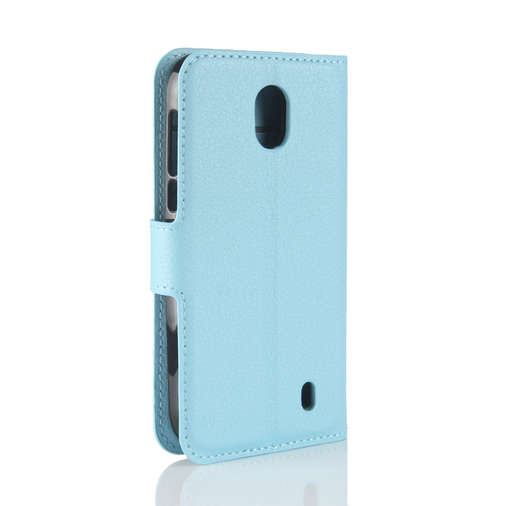 Nokia 1 Pu Wallet Case [Lightblue]