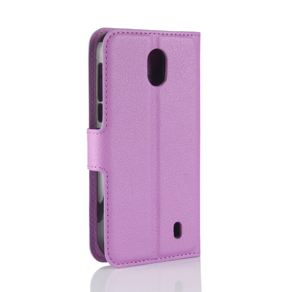 Nokia 1 Pu Wallet Case [Purple]