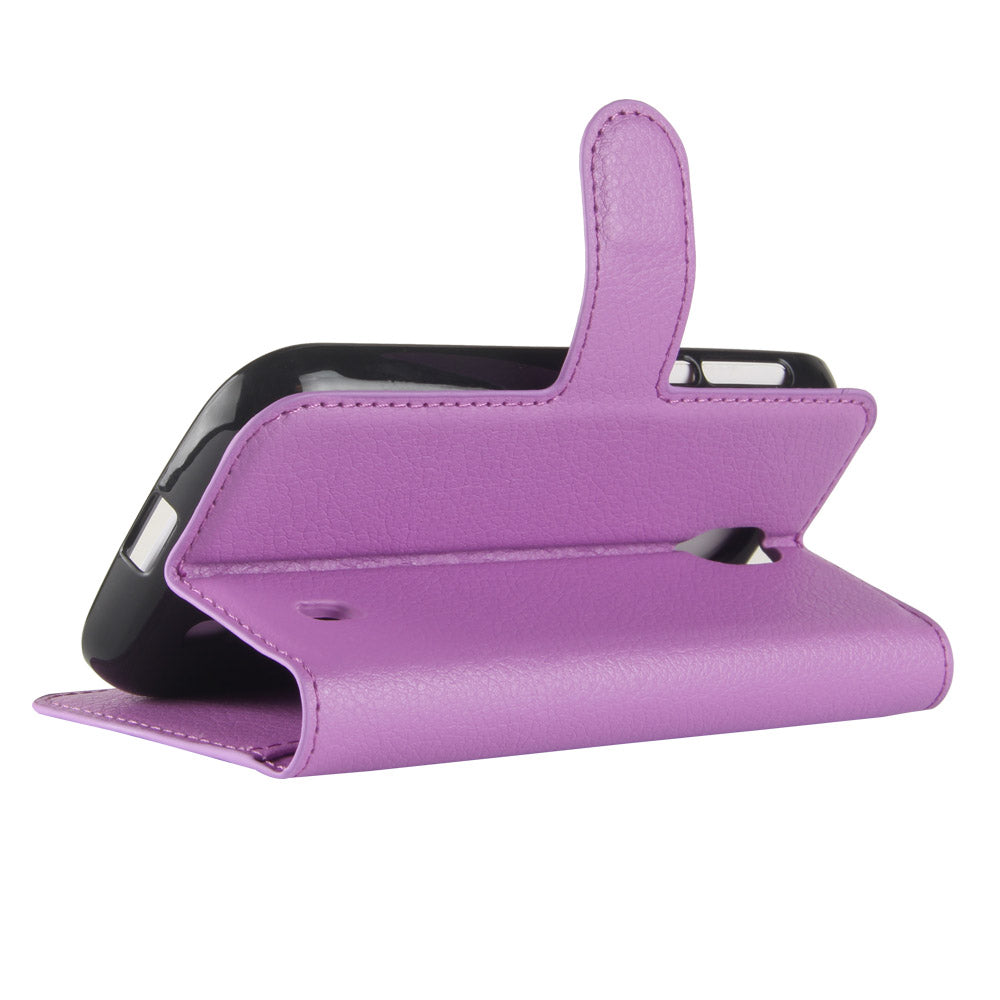 Nokia 1 Pu Wallet Case [Purple]