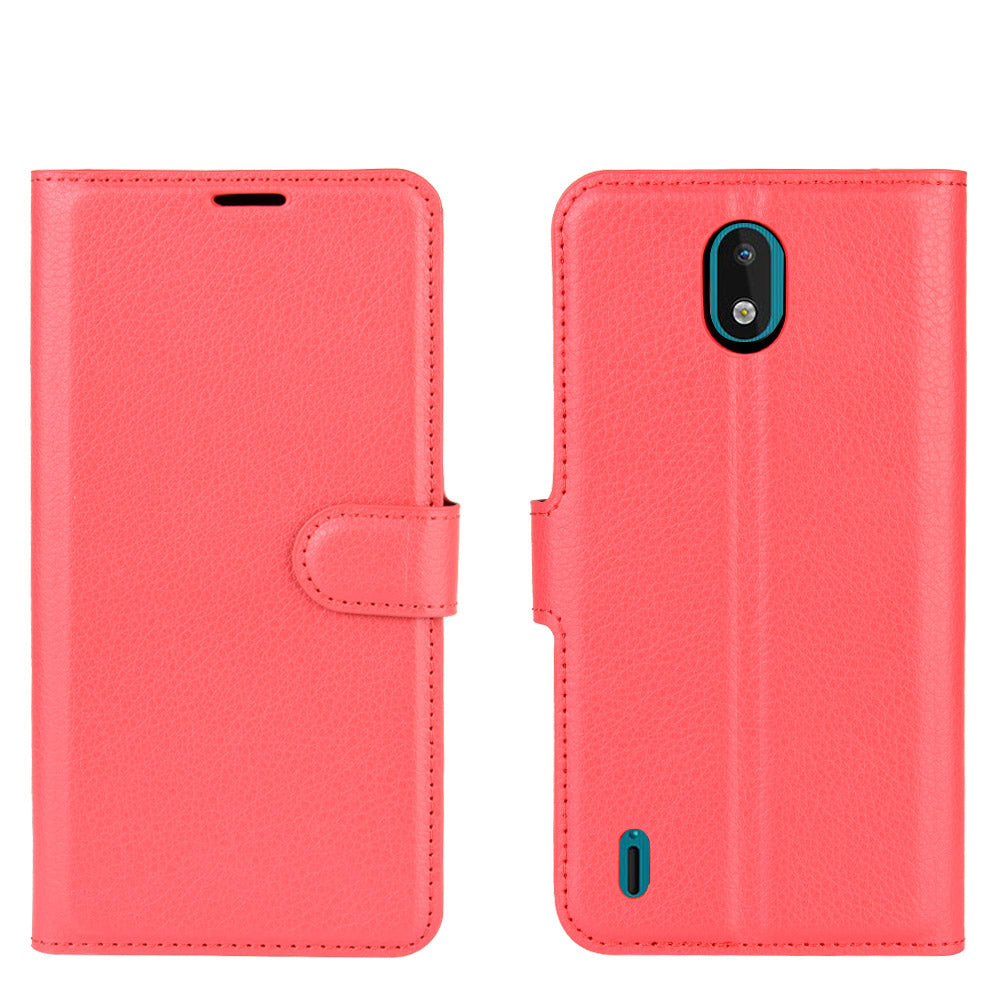 Nokia 1.3 Pu Wallet Case [Red]