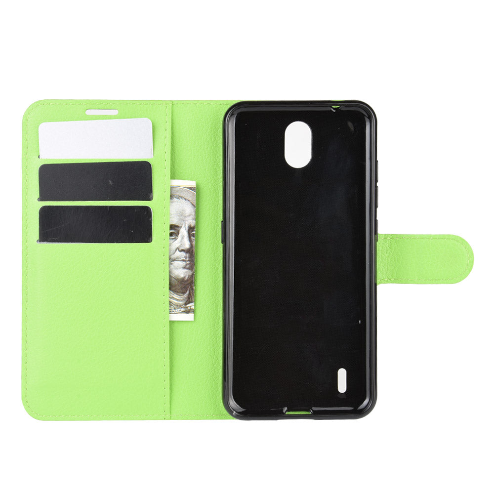 Nokia 1.3 Pu Wallet Case [Green]