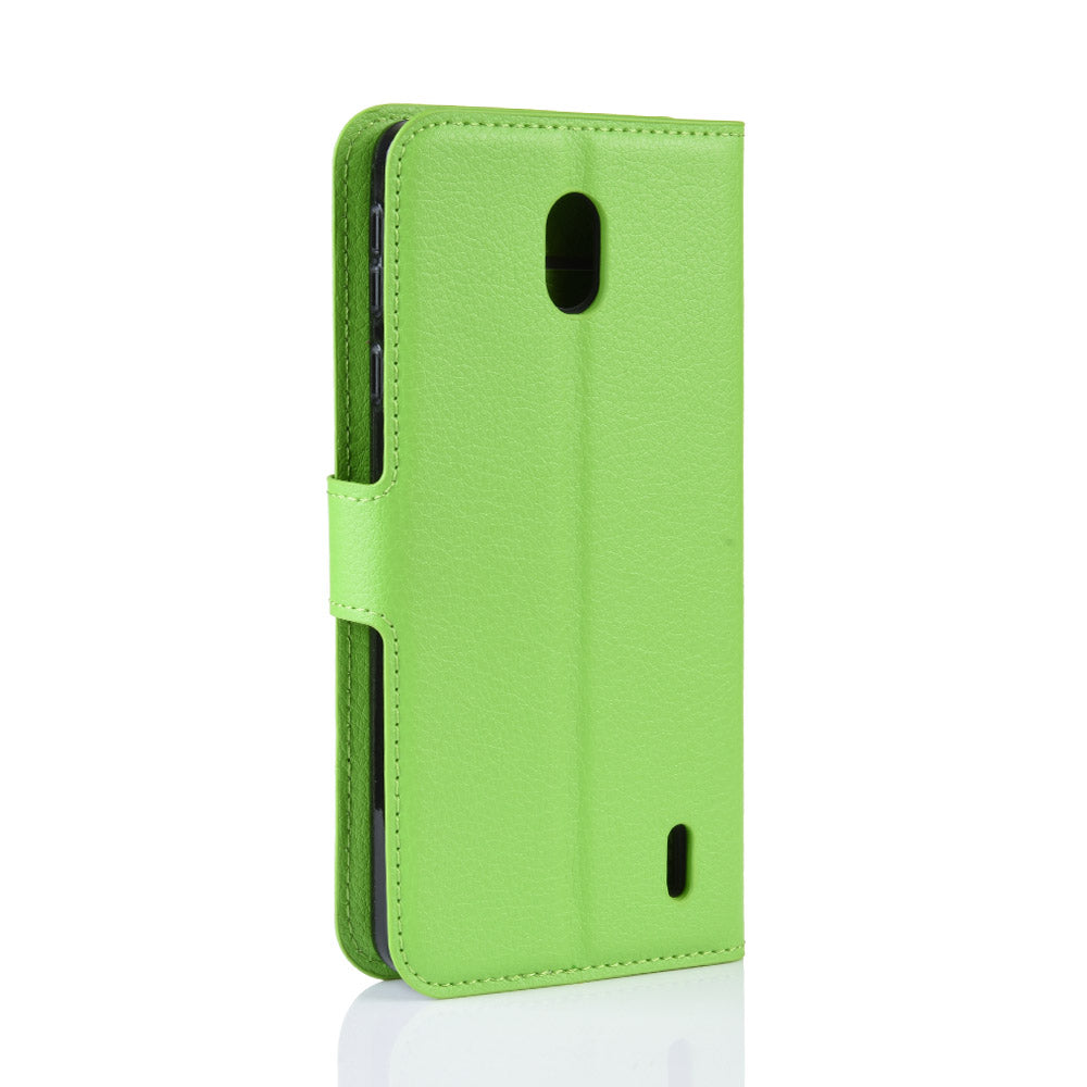 Nokia 1 Plus Pu Wallet Case [Green]