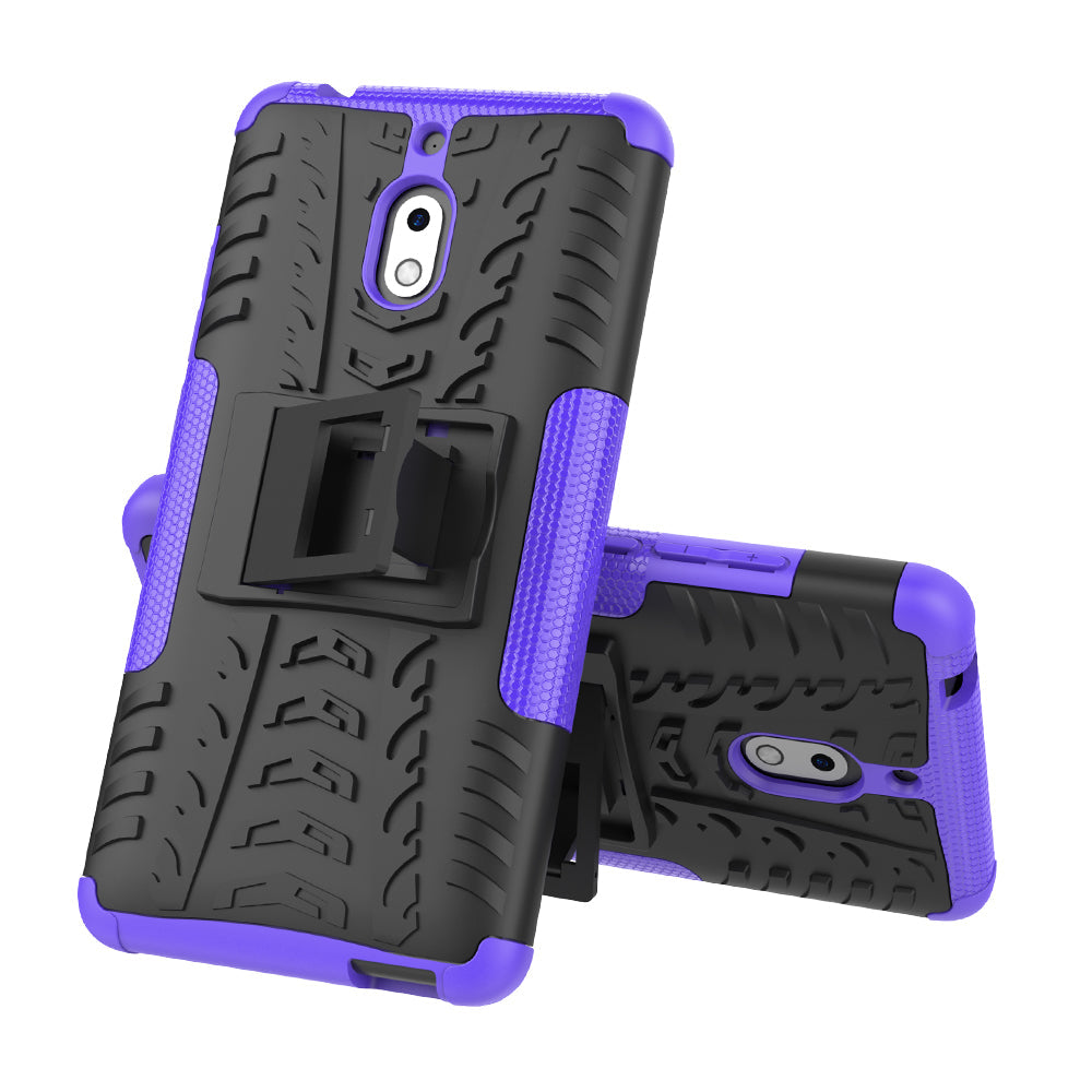 Nokia 2.1 Heavy Duty Case Purple