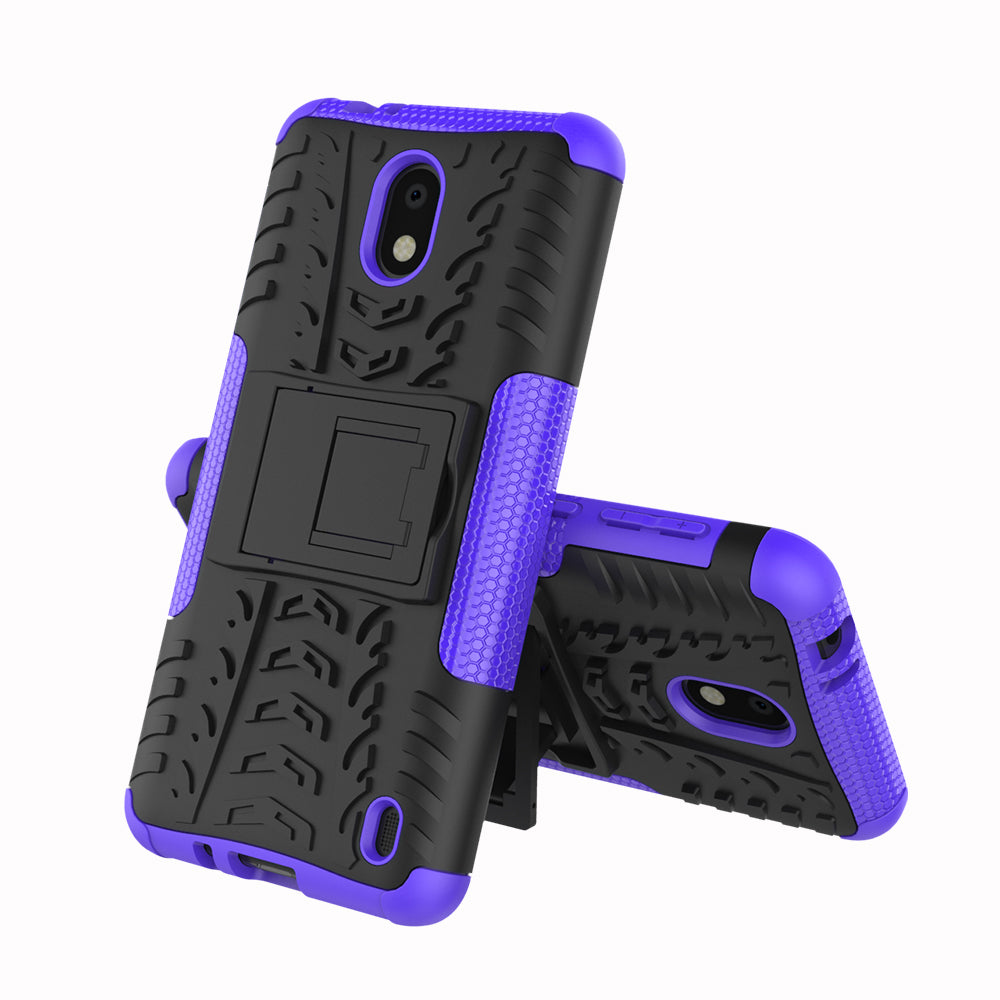 Nokia 2 Heavy Duty Case Purple