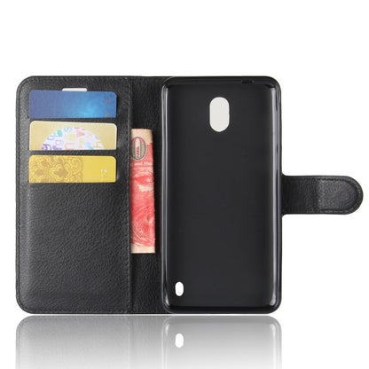 Nokia 2 Pu Wallet Case [Black]