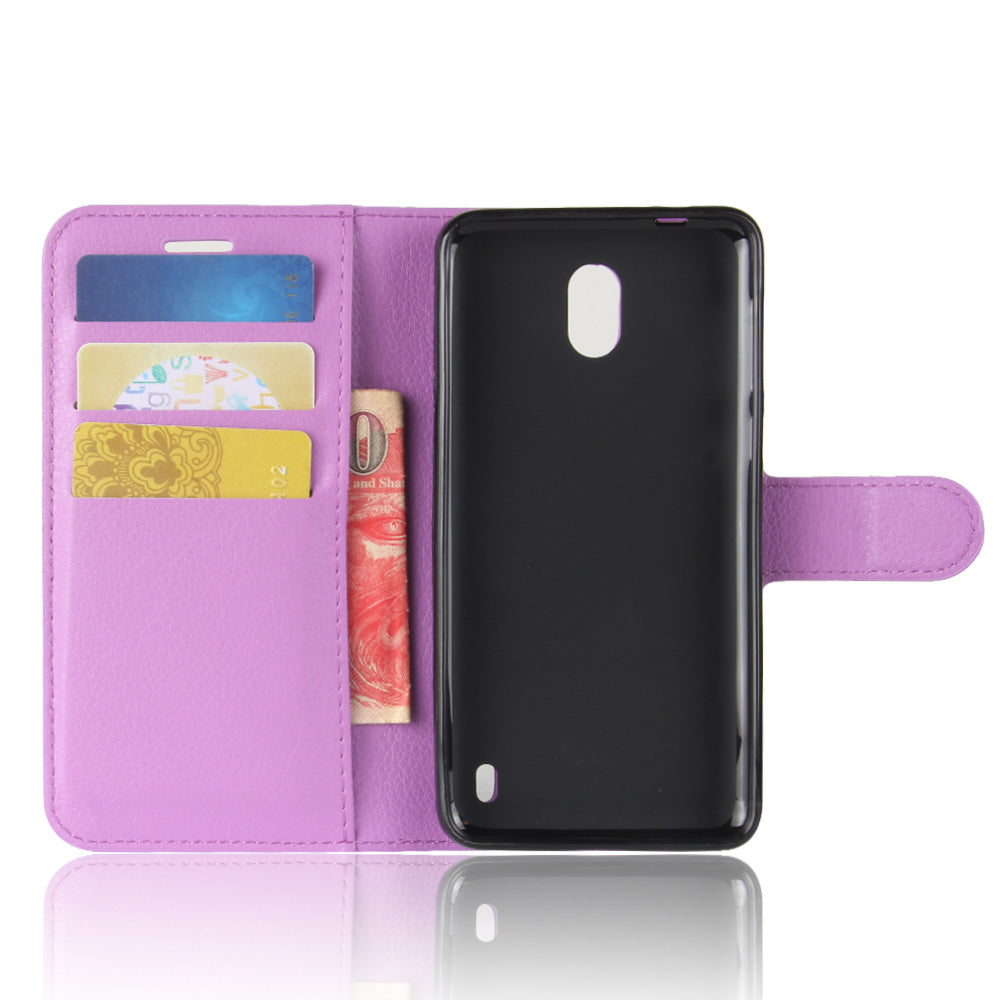 Nokia 2 Pu Wallet Case [Purple]