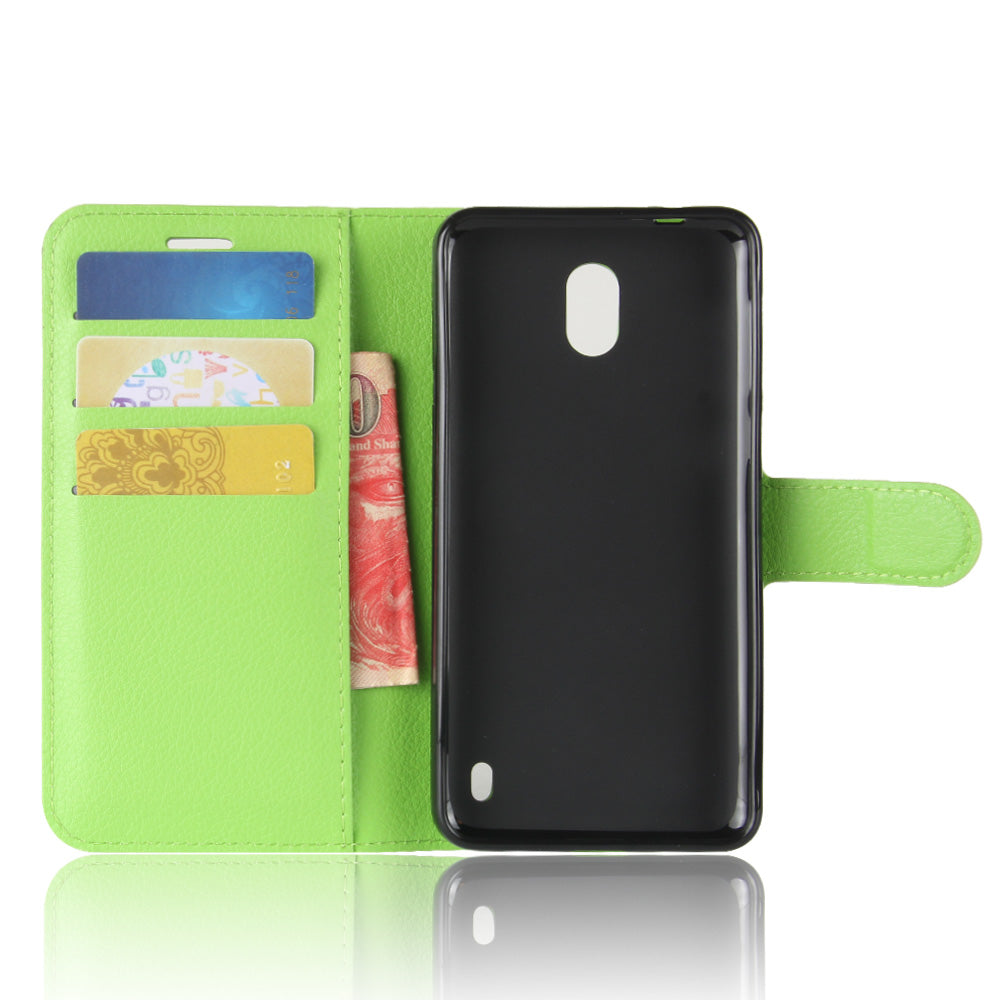 Nokia 2 Pu Wallet Case [Green]