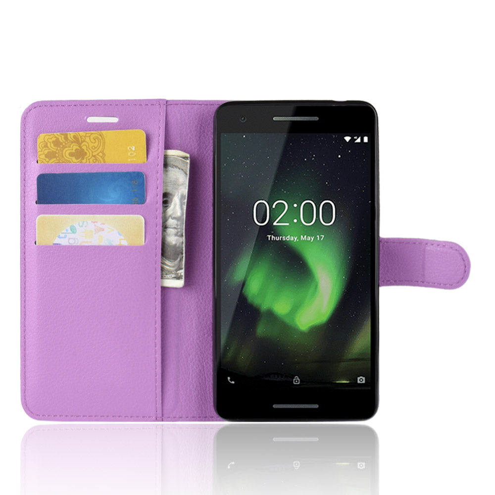 Nokia 2.1 Pu Wallet Case [Purple]