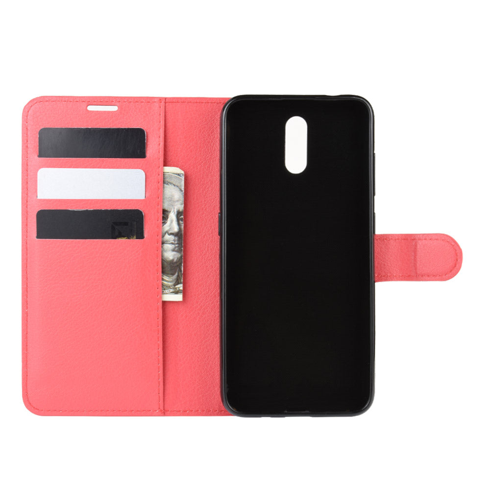 Nokia 2.3 Pu Wallet Case [Red]